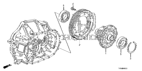 2008 accord EX-L 4 DOOR 5MT MT DIFFERENTIAL (L4) diagram 2008 accord EX-L 4 DOOR 5MT MT DIFFERENTIAL (L4) diagram