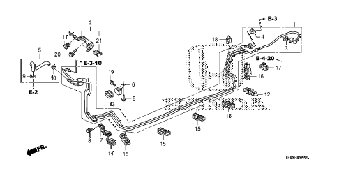 2011 accord LX-S 2 DOOR 5MT FUEL PIPE (L4) diagram 2011 accord LX-S 2 DOOR 5MT FUEL PIPE (L4) diagram