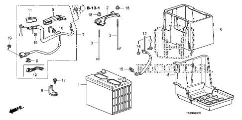 2011 accord EXL-V6 2 DOOR 6MT BATTERY (V6) diagram 2011 accord EXL-V6 2 DOOR 6MT BATTERY (V6) diagram