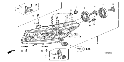 2010 accord LX-S 2 DOOR 5MT HEADLIGHT diagram 2010 accord LX-S 2 DOOR 5MT HEADLIGHT diagram