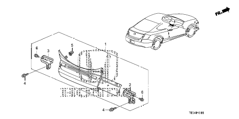 2008 accord EXL-V6(NAVI) 2 DOOR 6MT AUDIO UNIT (NAVIGATION) diagram 2008 accord EXL-V6(NAVI) 2 DOOR 6MT AUDIO UNIT (NAVIGATION) diagram