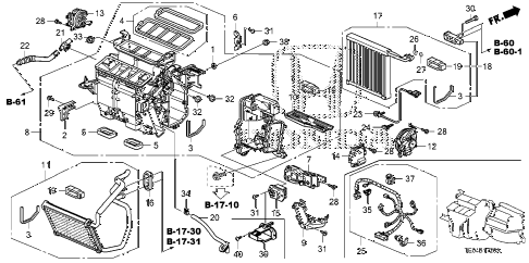2010 accord EX 2 DOOR 5MT HEATER UNIT diagram 2010 accord EX 2 DOOR 5MT HEATER UNIT diagram