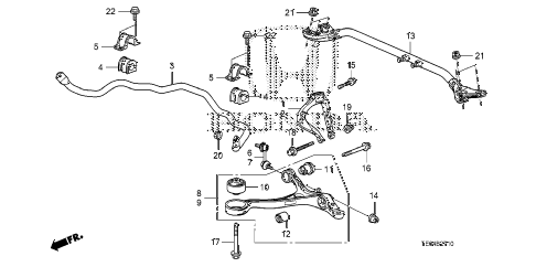 2010 accord EX 2 DOOR 5MT FRONT LOWER ARM diagram 2010 accord EX 2 DOOR 5MT FRONT LOWER ARM diagram