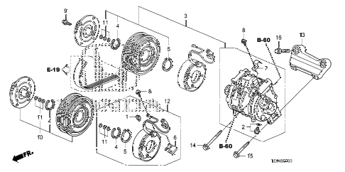 2010 accord EX 2 DOOR 5MT A/C COMPRESSOR (L4) diagram 2010 accord EX 2 DOOR 5MT A/C COMPRESSOR (L4) diagram