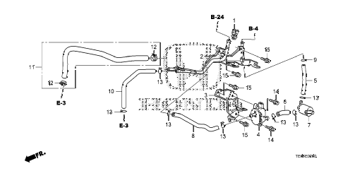 2009 accord EX 2 DOOR 5MT INSTALL PIPE (L4) diagram 2009 accord EX 2 DOOR 5MT INSTALL PIPE (L4) diagram