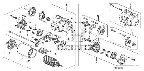 2008 accord EX 2 DOOR 5MT STARTER MOTOR (MITSUBA) (L4) diagram 2008 accord EX 2 DOOR 5MT STARTER MOTOR (MITSUBA) (L4) diagram