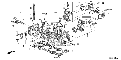 2010 accord EX-L(NAVI) 2 DOOR 5MT SPOOL VALVE (L4) diagram 2010 accord EX-L(NAVI) 2 DOOR 5MT SPOOL VALVE (L4) diagram