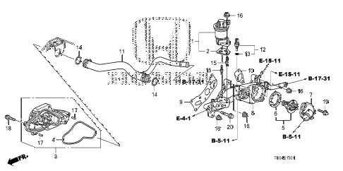 2009 accord EXL-V6 2 DOOR 6MT WATER PUMP (V6) diagram 2009 accord EXL-V6 2 DOOR 6MT WATER PUMP (V6) diagram
