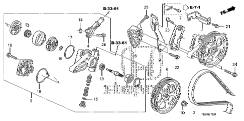 2009 accord EXL-V6 2 DOOR 6MT P.S. PUMP - BRACKET (V6) diagram 2009 accord EXL-V6 2 DOOR 6MT P.S. PUMP - BRACKET (V6) diagram