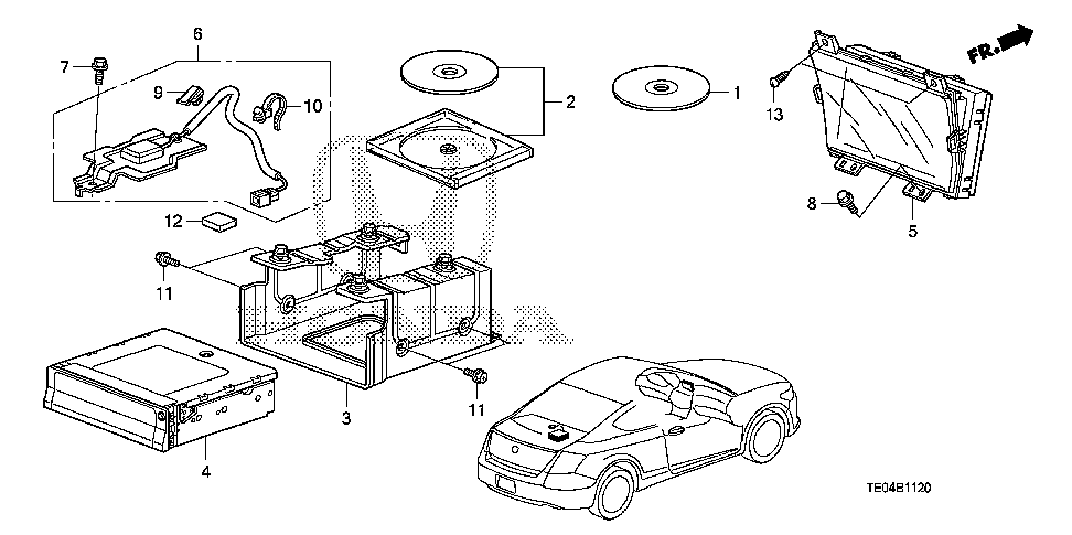 2008 Honda accord parts list #3