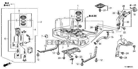 2012 accord LX-S 2 DOOR 5MT FUEL TANK (KA/KC/KL) diagram 2012 accord LX-S 2 DOOR 5MT FUEL TANK (KA/KC/KL) diagram
