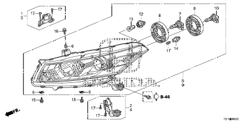 2012 accord LX-S 2 DOOR 5MT HEADLIGHT diagram 2012 accord LX-S 2 DOOR 5MT HEADLIGHT diagram