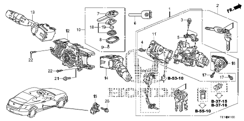 2012 accord LX-S 2 DOOR 5MT COMBINATION SWITCH diagram 2012 accord LX-S 2 DOOR 5MT COMBINATION SWITCH diagram