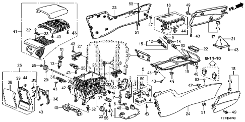2012 accord LX-S 2 DOOR 5MT CONSOLE diagram 2012 accord LX-S 2 DOOR 5MT CONSOLE diagram