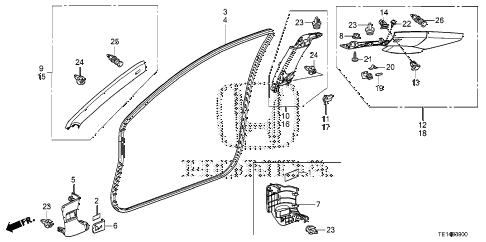 2012 accord LX-S 2 DOOR 5MT PILLAR GARNISH diagram 2012 accord LX-S 2 DOOR 5MT PILLAR GARNISH diagram