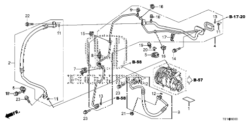 2012 accord LX-S 2 DOOR 5MT A/C HOSES - PIPES (L4) diagram 2012 accord LX-S 2 DOOR 5MT A/C HOSES - PIPES (L4) diagram