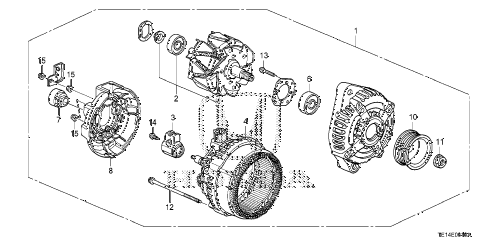 2012 accord LX-S 2 DOOR 5MT ALTERNATOR (DENSO) (L4) diagram 2012 accord LX-S 2 DOOR 5MT ALTERNATOR (DENSO) (L4) diagram