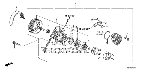 2012 accord LX-S 2 DOOR 5MT P.S. PUMP (L4) diagram 2012 accord LX-S 2 DOOR 5MT P.S. PUMP (L4) diagram