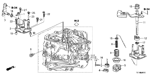 2012 accord LX-S 2 DOOR 5MT MT SHIFT LEVER (L4) diagram 2012 accord LX-S 2 DOOR 5MT MT SHIFT LEVER (L4) diagram