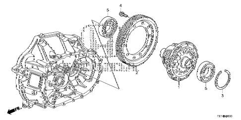 2012 accord LX-S 2 DOOR 5MT MT DIFFERENTIAL (L4) diagram 2012 accord LX-S 2 DOOR 5MT MT DIFFERENTIAL (L4) diagram