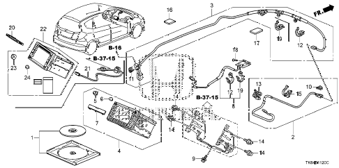 2009 fit SPORTN(SAYAMA PLANT) 5 DOOR 5MT NAVIGATION SYSTEM diagram 2009 fit SPORTN(SAYAMA PLANT) 5 DOOR 5MT NAVIGATION SYSTEM diagram