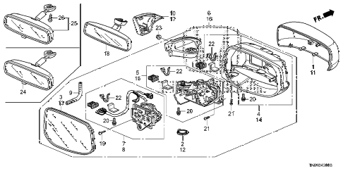 2010 fit SPORTN(NV,SAYAMA PLAN 5 DOOR 5MT MIRROR diagram 2010 fit SPORTN(NV,SAYAMA PLAN 5 DOOR 5MT MIRROR diagram