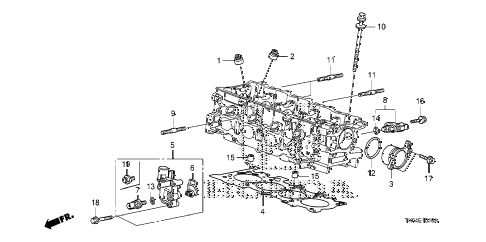 2012 fit FIT(SAYAMA PLANT) 5 DOOR 5MT SPOOL VALVE diagram 2012 fit FIT(SAYAMA PLANT) 5 DOOR 5MT SPOOL VALVE diagram