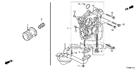 2012 fit FIT(SAYAMA PLANT) 5 DOOR 5MT OIL PUMP - OIL STRAINER diagram 2012 fit FIT(SAYAMA PLANT) 5 DOOR 5MT OIL PUMP - OIL STRAINER diagram