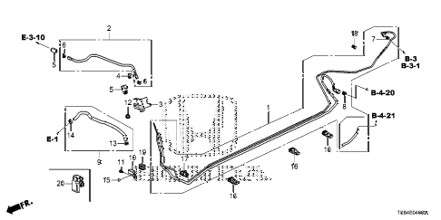 2012 civic DX 2 DOOR 5MT FUEL PIPE (1.8L) diagram 2012 civic DX 2 DOOR 5MT FUEL PIPE (1.8L) diagram