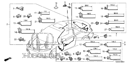 2012 civic DX 2 DOOR 5MT WIRE HARNESS (4) diagram 2012 civic DX 2 DOOR 5MT WIRE HARNESS (4) diagram