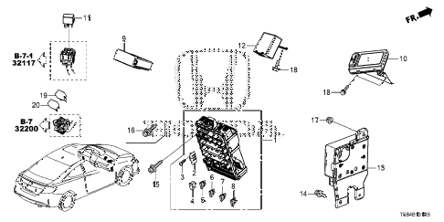 2012 civic DX 2 DOOR 5MT CONTROL UNIT (CABIN) (1) diagram 2012 civic DX 2 DOOR 5MT CONTROL UNIT (CABIN) (1) diagram