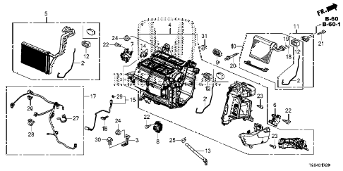 2012 civic DX 2 DOOR 5MT HEATER UNIT diagram 2012 civic DX 2 DOOR 5MT HEATER UNIT diagram