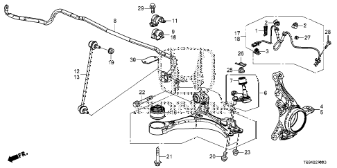 2012 civic DX 2 DOOR 5MT FRONT KNUCKLE diagram 2012 civic DX 2 DOOR 5MT FRONT KNUCKLE diagram