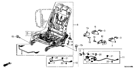 2012 civic DX 2 DOOR 5MT FRONT SEAT COMPONENTS (DRIVER SIDE) diagram 2012 civic DX 2 DOOR 5MT FRONT SEAT COMPONENTS (DRIVER SIDE) diagram