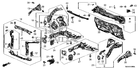 2012 civic DX 2 DOOR 5MT FRONT BULKHEAD - DASHBOARD diagram 2012 civic DX 2 DOOR 5MT FRONT BULKHEAD - DASHBOARD diagram