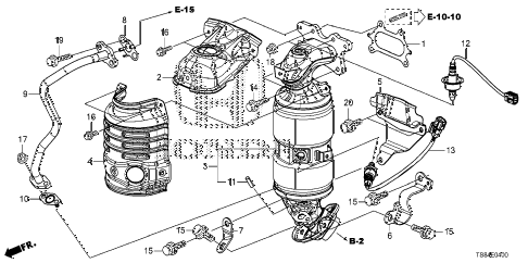 2012 civic DX 2 DOOR 5MT CONVERTER (1.8L) diagram 2012 civic DX 2 DOOR 5MT CONVERTER (1.8L) diagram