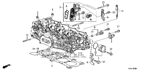 2012 civic DX 2 DOOR 5MT SPOOL VALVE (1.8L) diagram 2012 civic DX 2 DOOR 5MT SPOOL VALVE (1.8L) diagram