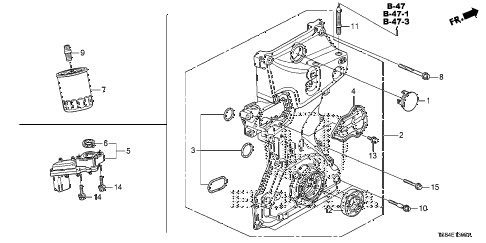 2012 civic DX 2 DOOR 5MT OIL PUMP (1.8L) diagram 2012 civic DX 2 DOOR 5MT OIL PUMP (1.8L) diagram