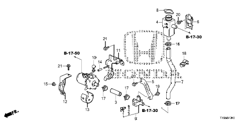 2014 fit STD 5 DOOR 1AT WATER PUMP diagram 2014 fit STD 5 DOOR 1AT WATER PUMP diagram