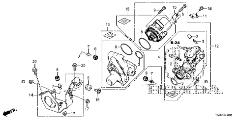 2014 fit STD 5 DOOR 1AT TANDEM MOTOR CYLINDER diagram 2014 fit STD 5 DOOR 1AT TANDEM MOTOR CYLINDER diagram