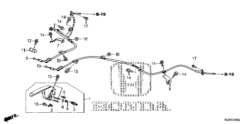 2014 fit STD 5 DOOR 1AT PARKING BRAKE diagram 2014 fit STD 5 DOOR 1AT PARKING BRAKE diagram
