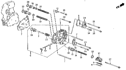 1987 INTEGRA LS 5 DOOR 4AT AT SERVO BODY diagram 1987 INTEGRA LS 5 DOOR 4AT AT SERVO BODY diagram