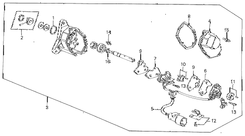 1987 INTEGRA RS 5 DOOR 5MT CYLINDER SENSOR (1) diagram