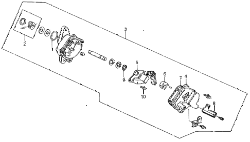 1988 INTEGRA RS 3 DOOR 5MT CYLINDER SENSOR (2) diagram