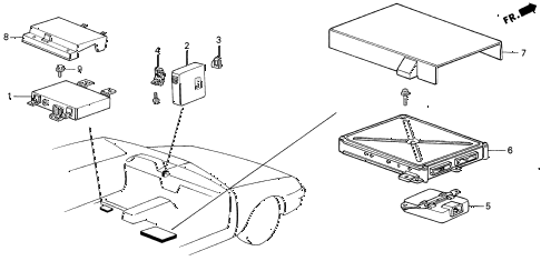 1988 LEGEND L 4 DOOR 4AT CONTROLLER (2) diagram 1988 LEGEND L 4 DOOR 4AT CONTROLLER (2) diagram