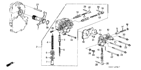 1989 LEGEND STD 2 DOOR 4AT AT REGULATOR diagram