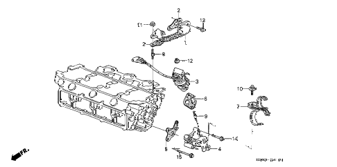 1987 LEGEND LS 2 DOOR 5MT EGR VALVE diagram 1987 LEGEND LS 2 DOOR 5MT EGR VALVE diagram