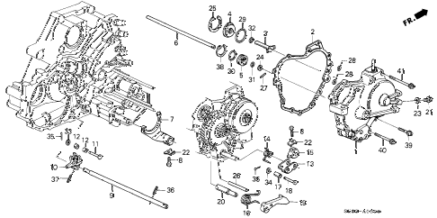1990 INTEGRA LS 4 DOOR 4AT AT RIGHT SIDE COVER diagram 1990 INTEGRA LS 4 DOOR 4AT AT RIGHT SIDE COVER diagram