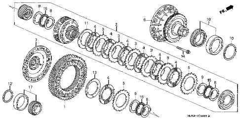 1996 NSX 2 DOOR 5MT 5MT DIFFERENTIAL GEAR (5MT) (2) diagram 1996 NSX 2 DOOR 5MT 5MT DIFFERENTIAL GEAR (5MT) (2) diagram