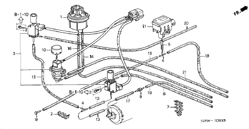 2000 NSX 2 DOOR 6MT CONTROL DEVICE TUBING (4) diagram 2000 NSX 2 DOOR 6MT CONTROL DEVICE TUBING (4) diagram